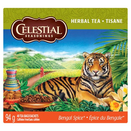 Celestial Seasonings Herbal Tea Bengal Spice 40 Tea Bags
