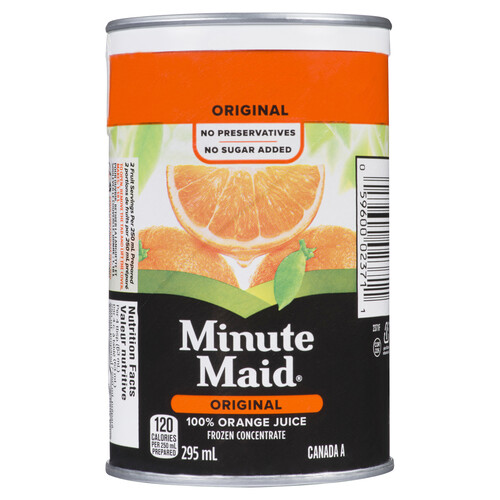Minute Maid Frozen Concentrate Juice Orange Original 295 ml