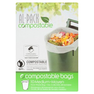Al-Pack Medium Kit Compost Bags 10 EA - Voilà Online Groceries & Offers