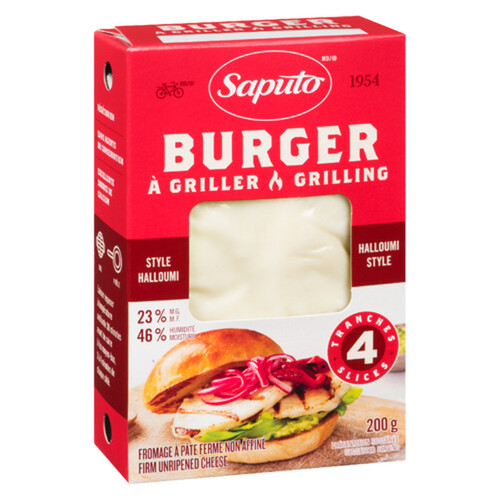 Saputo Halloumi Grilling Burger Slices 200 g