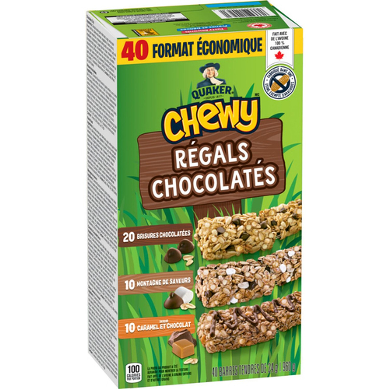 Quaker Fun Quaker Granola Bar Chocolatey Fun 960 g - Voilà Online Groceries & Offers