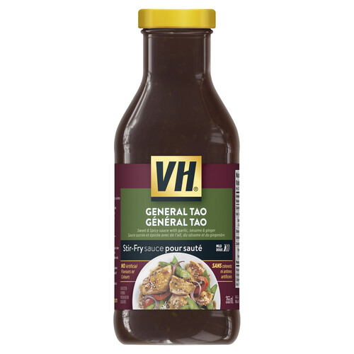 VH Stir Fry Sauce General Tao Sweet & Spicy Garlic Sesame & Ginger 355 ml