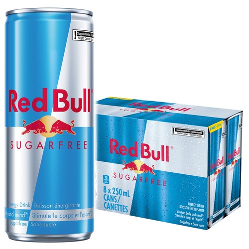 Red Bull Sugar-Free Energy Drink 8 x 250 ml (cans)