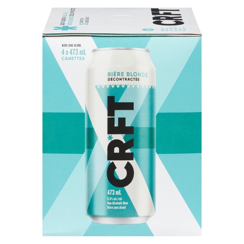 CRFT Non Alcoholic Beer Easy Going Pale Ale 4 x 473 ml (cans)