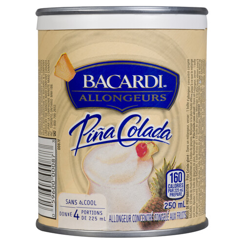 Bacardi Frozen Mixers Pina Colada 250 ml Voilà Online Groceries & Offers
