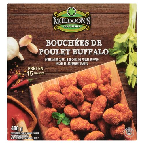 Muldoon's Pub Frozen Classics Buffalo Chicken Bites 400 g