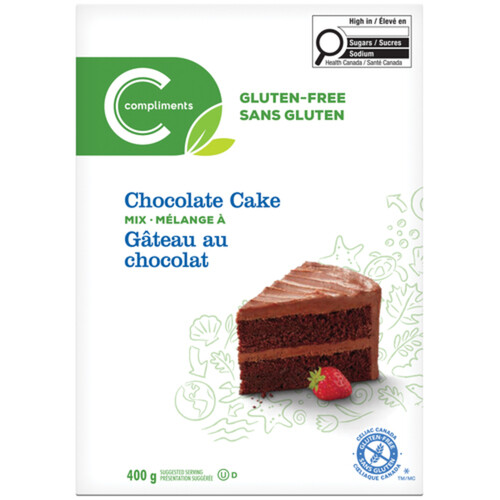 Compliments Gluten-Free Cake Mix Chocolate 400 g