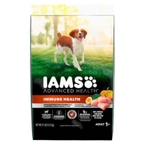 IAMS Advanced Immune Health Dry Dog Food Chicken & Superfoods 12.15 kg