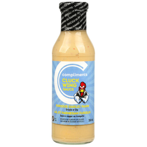 Compliments Wing Sauce Furious Garlic Parmesan 350 ml