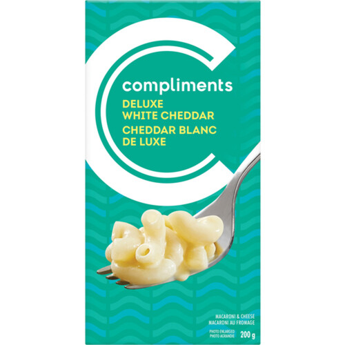 Compliments Macaroni & Cheese Deluxe White Cheddar 200 g
