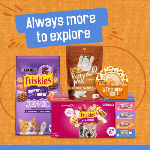Friskies Shredded Wet Cat Food Chicken in Gravy 156 g