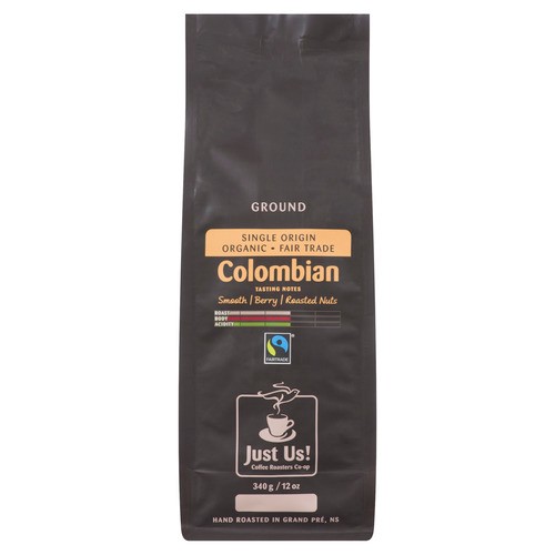 Just Us! Organic Ground Coffee Colombian 340 g