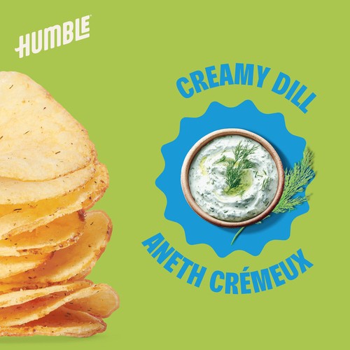 Humble Organic Potato Chips Creamy Dill 135 g