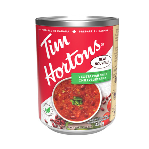 Tim Hortons Canned Veggie Chili 425 g