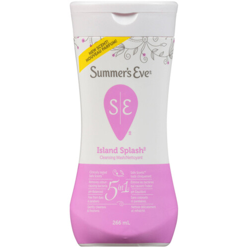 Summer's Eve 5 In 1 Cleansing Wash Island Splash 266 ml