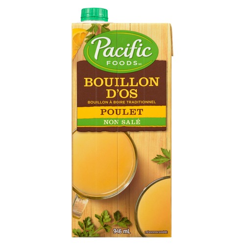 Pacific Foods Bone Broth Chicken Unsalted 946 ml