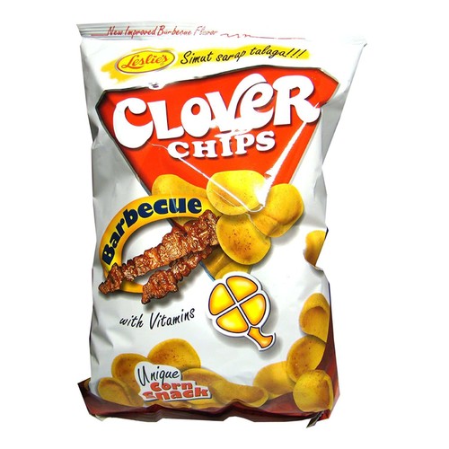Leslie Clover Chips BBQ 155 g