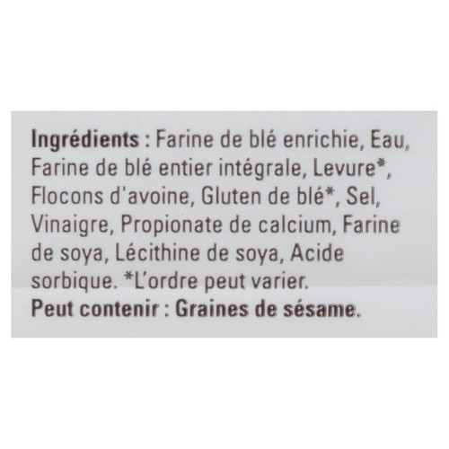 Bon Matin White Bread Whole Grain 600 g