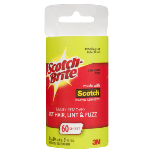 3M Scotch-Brite Lint Roller Refill 1 EA