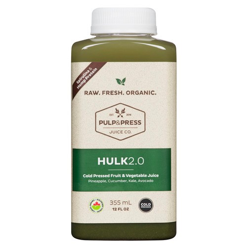 Pulp & Press Juice Co Hulk 2.0 Juice 355 mL