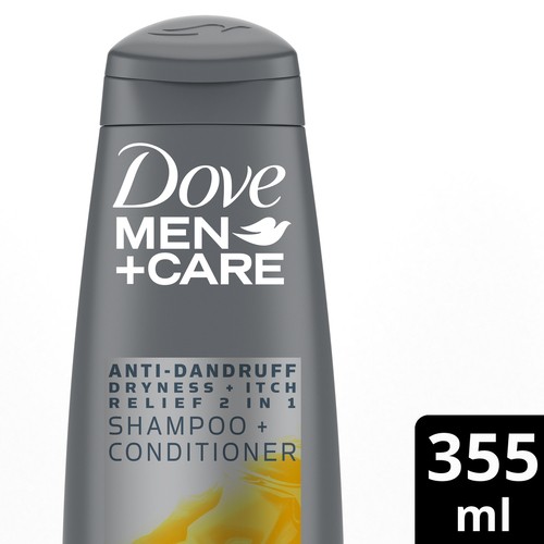 Dove Men+Care 2 In 1 Shampoo & Conditioner Scalp Dryness + Itch Relief 355 ml