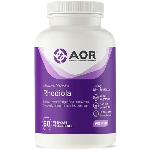 AOR Rhodiola Premium Capsules 60 Count