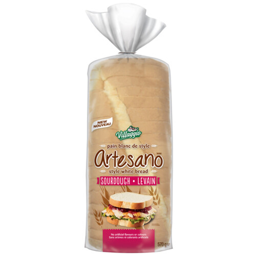 Villaggio Bread Artesano White Sourdough 570 g