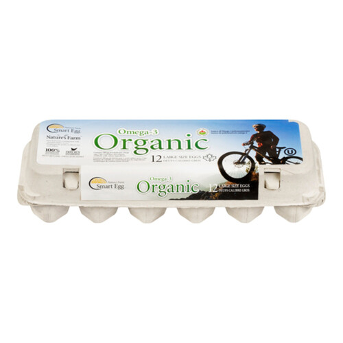 Natures Farm Organic Omega 3 Eggs Large 12 Count Voilà Online