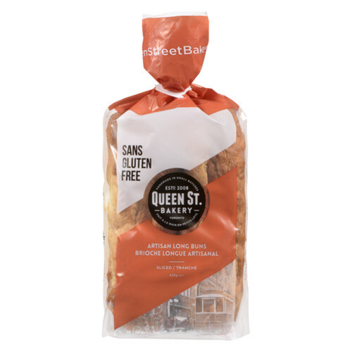 Queen Street Bakery Gluten-Free Artisan Long Buns 425 g