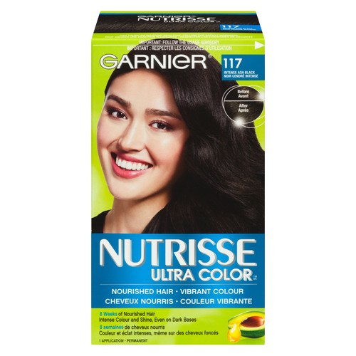 Garnier Nutrisse Ultra Hair Color 117 Intense Ash Black