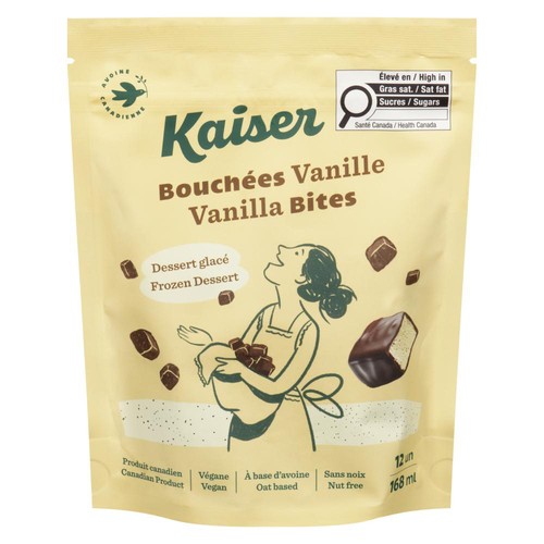 Kaiser Frozen Dessert Bites Vanilla 168 ml