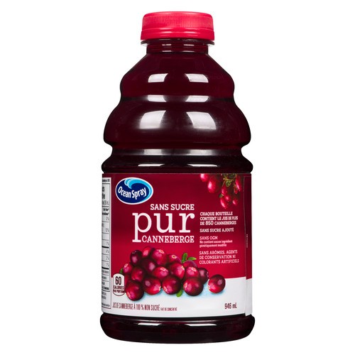 Ocean Spray Juice Pure Cranberry 946 ml (bottle)