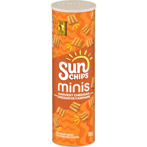 Sun Chips Minis Multigrain Snacks Harvest Cheddar 106 g