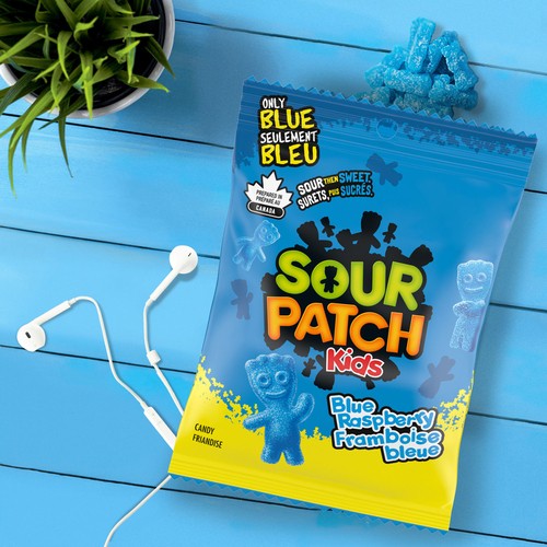 Sour Patch Kids Candy Blue Raspberry 150 g