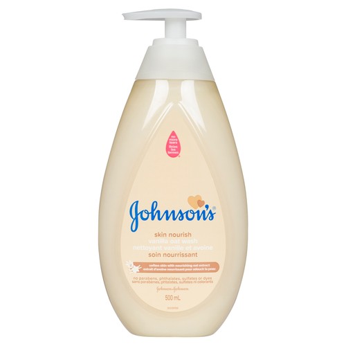 Johnson's Baby Wash Vanilla Oat 500 ml