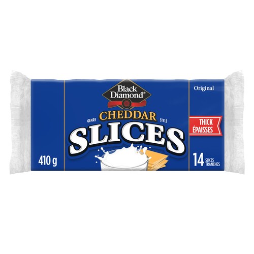 Black Diamond Original Thick Cheddar Slices 410 g