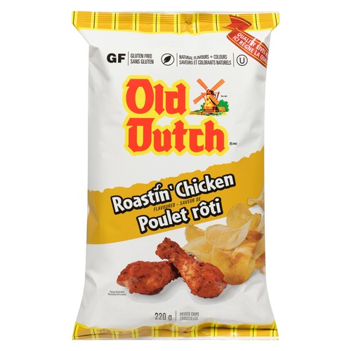 Old Dutch Potato Chips Roastin' Chicken 220 g