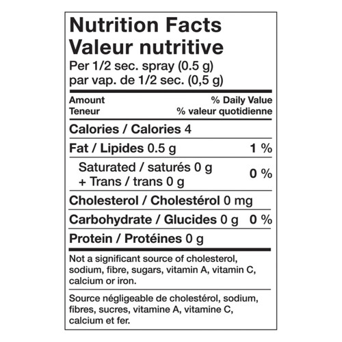 Voilà Online Grocery Delivery Pam Vegetable Spray Cookware Coating