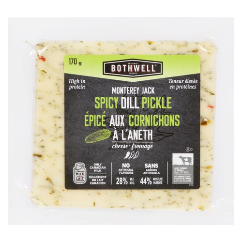 Bothwell Cheese Monterey Jack Spicy Dill Pickle 170 g