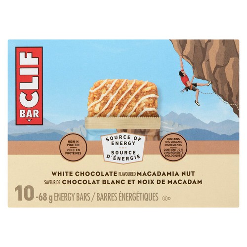 Clif Energy Bars White Chocolate Macadamia Nut 10 x 68 g