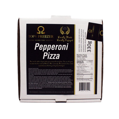 Tops Freezer Frozen Pizza Pepperoni 330 g