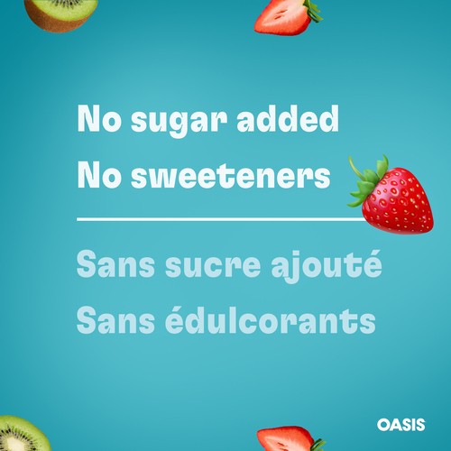 Oasis Hydrafruit Juice Boxes Strawberry Kiwi 8 x 200 ml
