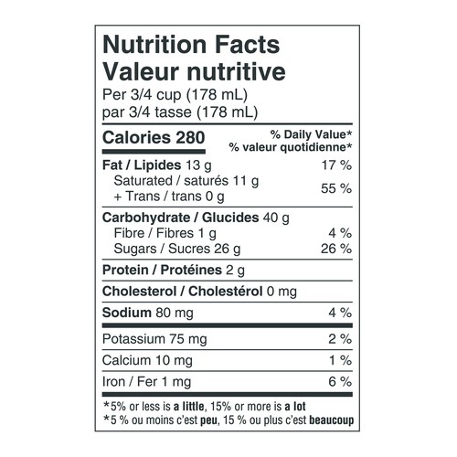So Delicious Dairy-Free Oat-Based Frozen Dessert Oatmeal Cookie 500 ml