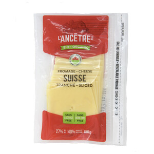 L'Ancêtre Organic Sliced Cheese Swiss Emmental 180 g - Voilà Online ...