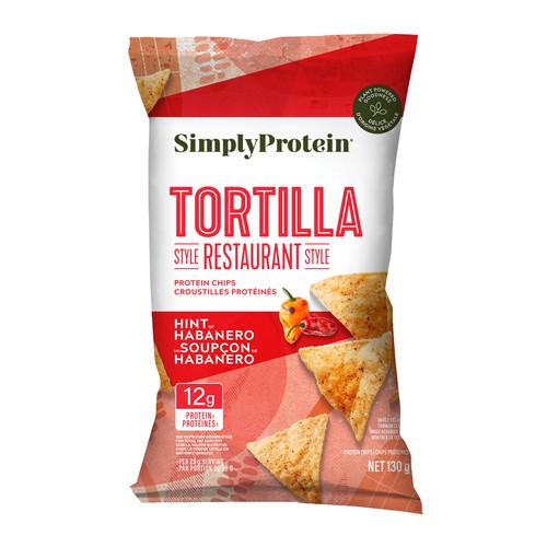 SimplyProtein Tortilla Protein Chips Hint Of Habanero 130 g