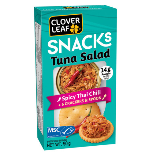 Clover Leaf Tuna Snacks Spicy Thai Chili 90 g