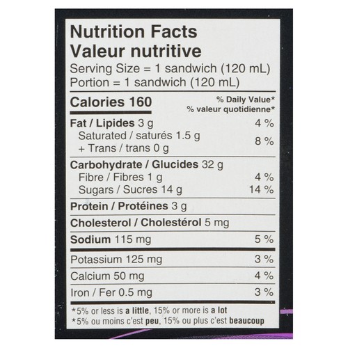 Chapman's Frozen Yogurt Sandwich Super Vanilla 12 EA