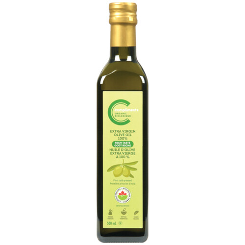 Compliments Organic Gluten-Free Extra Virgin Olive Oil 500 ml