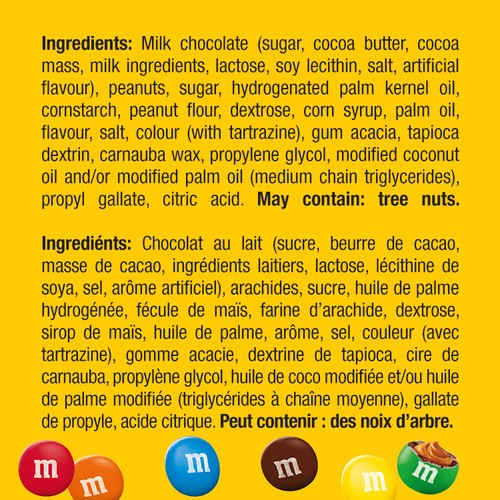 M&M'S Milk Chocolate Candies Peanut Butter Party Size Bag 800 g