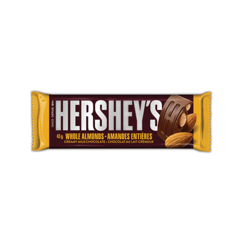 Hershey's Chocolate Bar Whole Almond 43 g